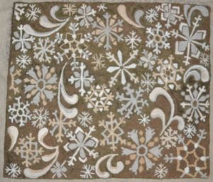 "Snowflakes" pattern designed by Sarah Skrlj