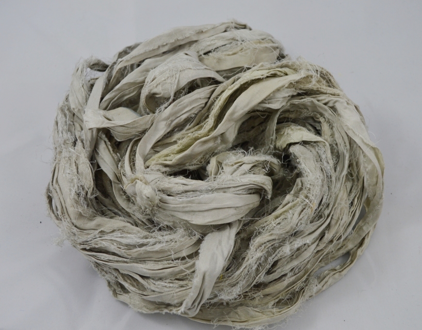 Studio Line Silk Sari Ribbon – Dove Grey – Martina Lesar