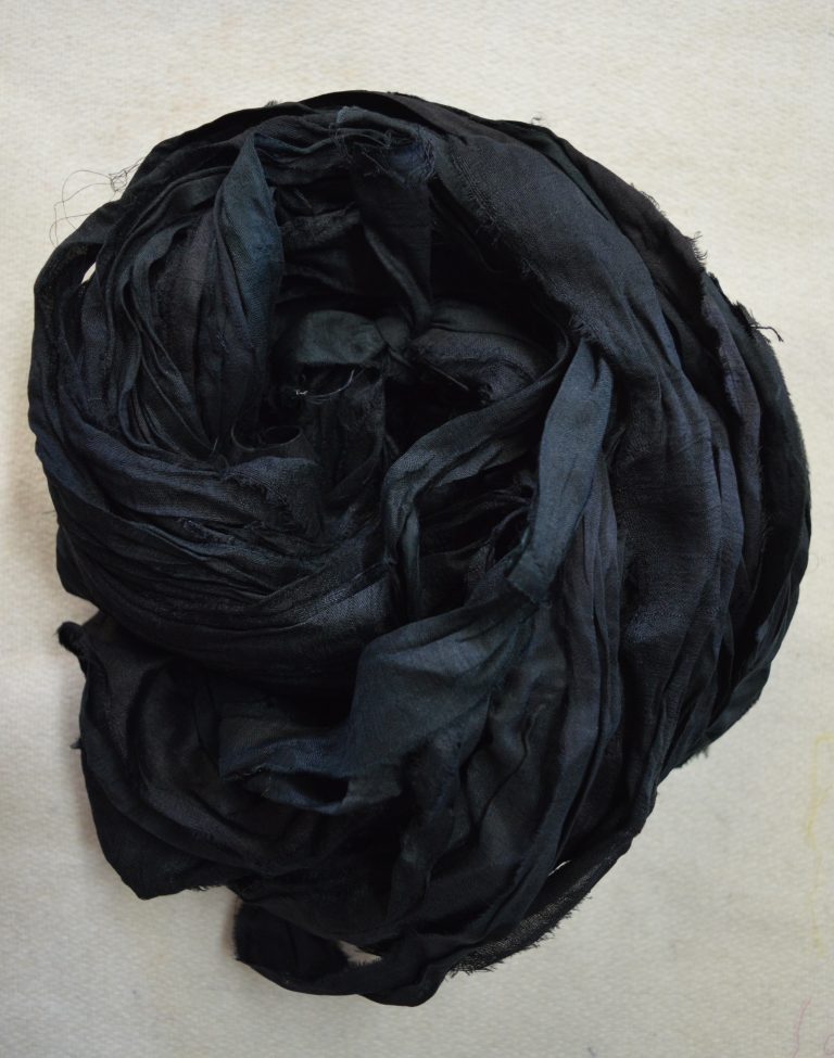 Studio Line Silk Sari Ribbon- Jet Black – Martina Lesar
